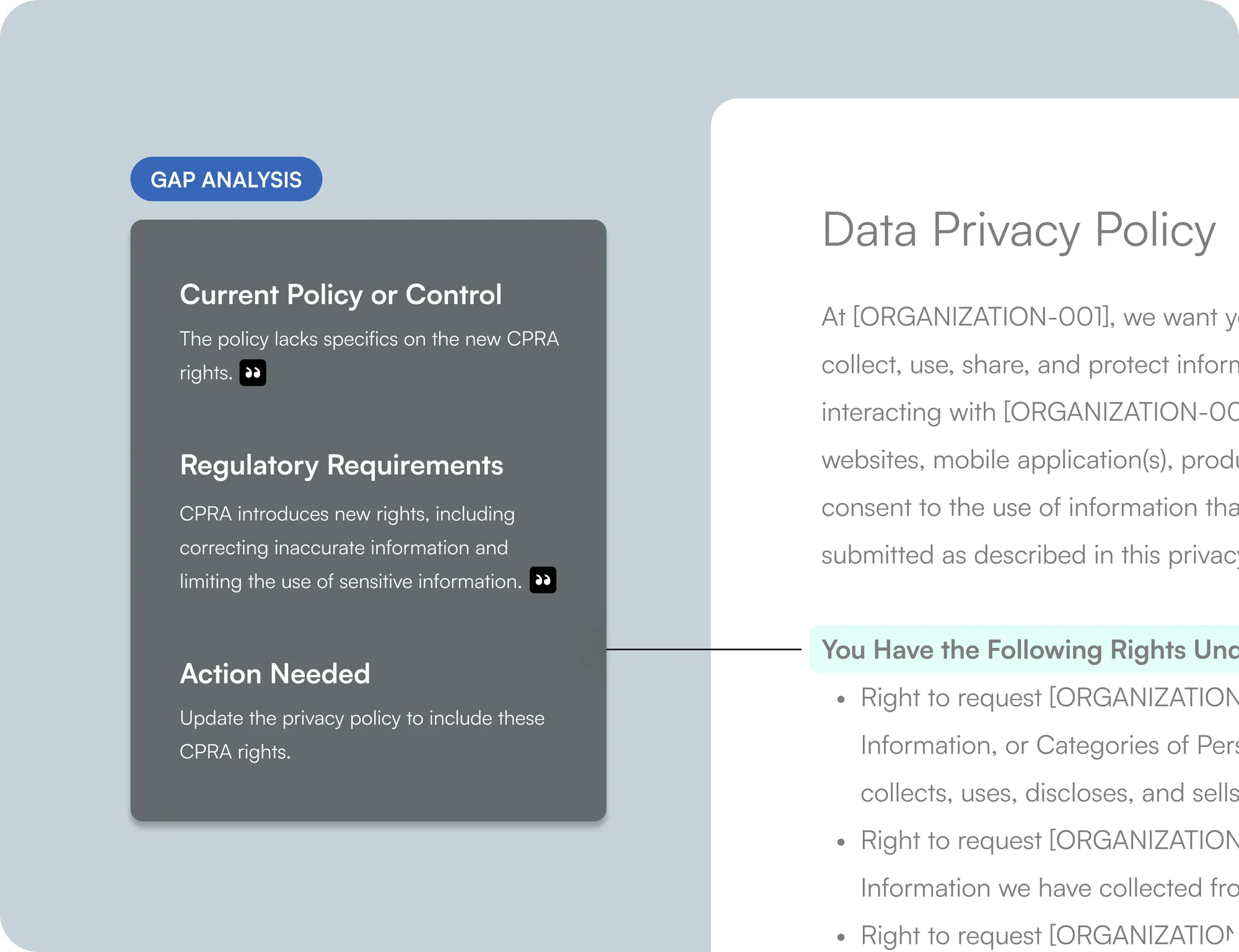 Identify Gaps in Policies
